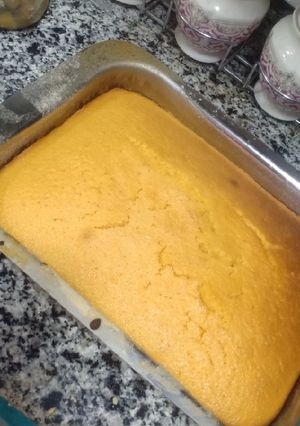 صورة لوصفة الكيكة العاديه 😋