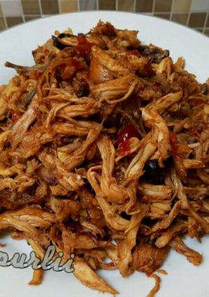 Foto resep Ayam Suwir Pedas Manis