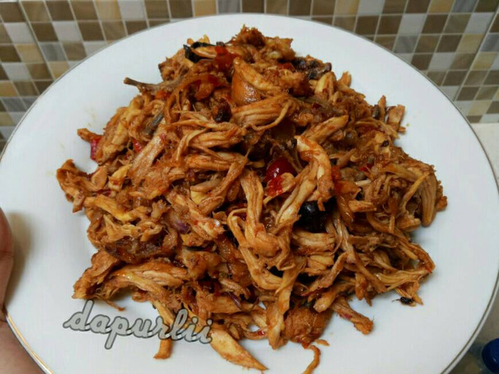 Cara Gampang Membuat Ayam Suwir Pedas Manis yang Enak