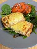 Tuna Croque Monsieur with Creamy Shredded Tomme