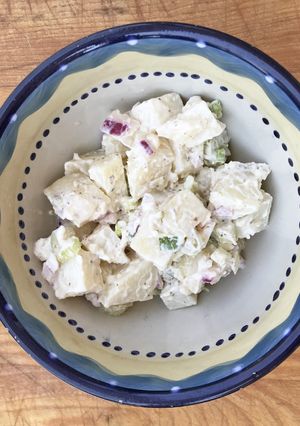 A picture of Serious Potato Salad.