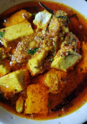 পনিরের তেল ঝাল (Paneer tel jhal recipe in Bengali) রেসিপির প্রধান ছবি
