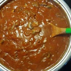 Red Beef Stroganoff A picture of Red Beef Stroganoff.