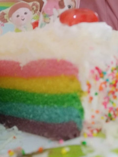 Foto resep Rainbow cake kukus