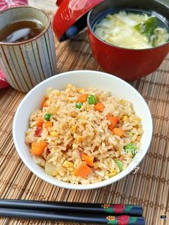 Foto resep Yakimeshi (Nasi goreng Jepang)