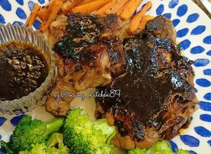 Gambar 🍗Grilled Chicken Chop-Sos Lada Hitam (Resepi Berpantang)