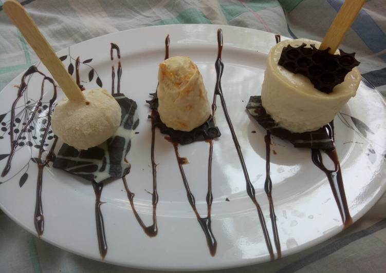 Easiest Way to Make Quick Rosted almomd mava kulfi and mango mava kulfi