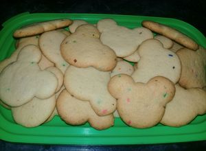 Una foto de Galletitas dulces con granas de colores 🌈