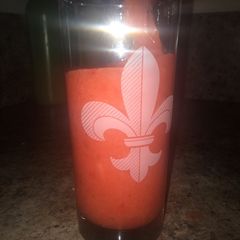 A picture of Non-dairy strawberry smoothie🍓.