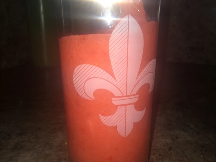 Easy Way Make Non-dairy strawberry smoothie🍓 the Can Spoil the Tongue Really delicious