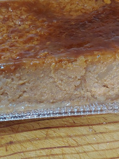 Una foto de Puding manzana y plátano 🍌 🍎