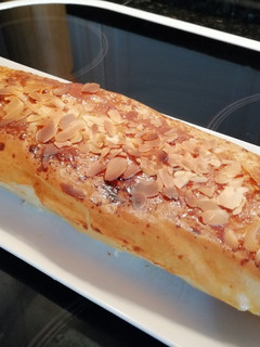 Una foto de Strudel de crema de calabaza y manzana