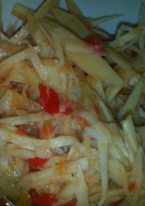 Foto resep Rebung oseng pedas