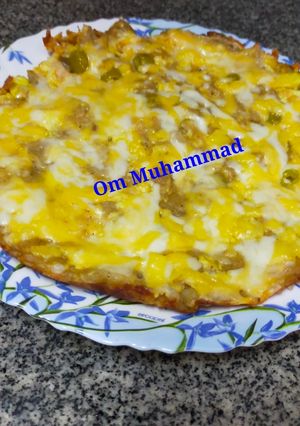 صورة لوصفة بيتزا البطاطس 🍕🥔