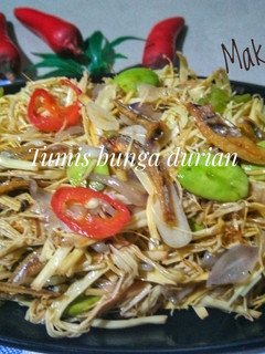 Foto resep Tumis bunga durian