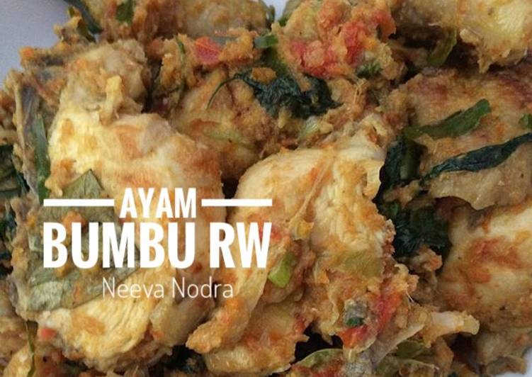 Resep Ayam Bumbu RW yang Lezat