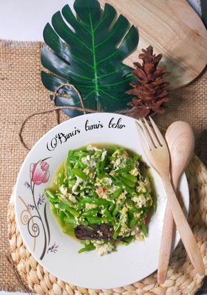 Foto resep 24.Buncis tumis telur