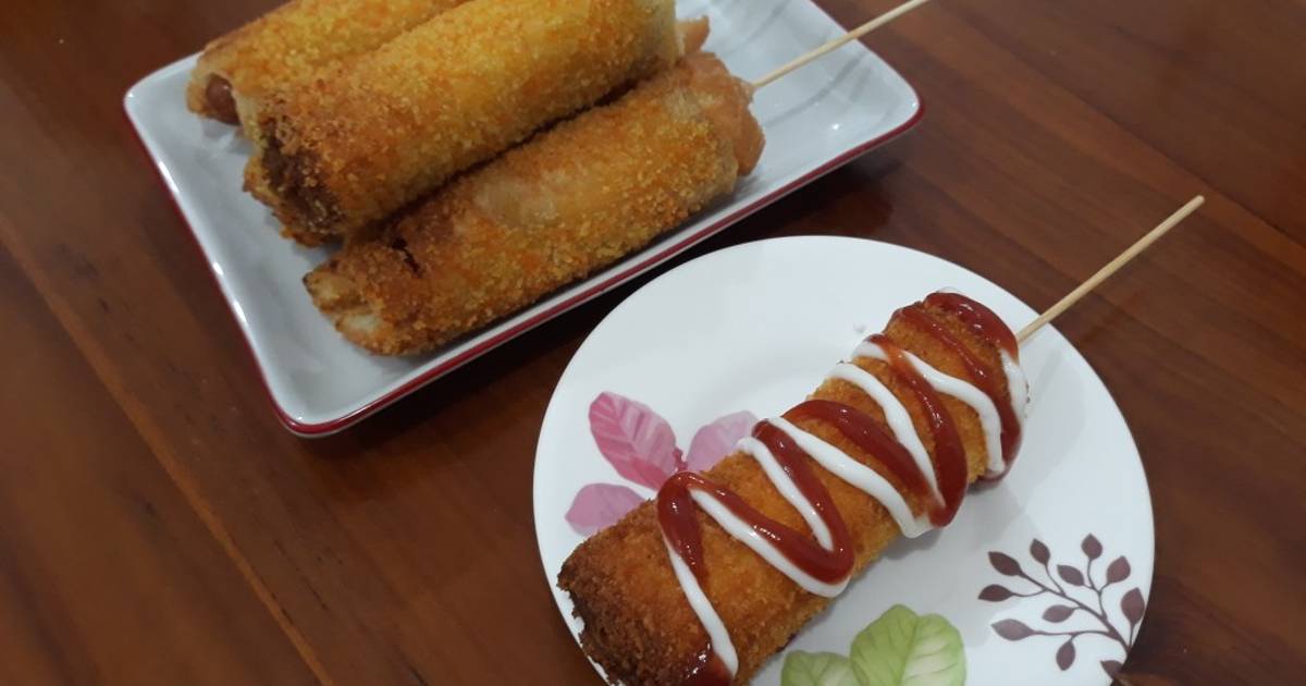 Resep Corndog Roti Tawar oleh Jenny Caswara - Cookpad