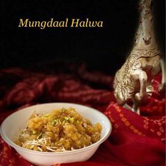 A picture of Mung dal Halwa.