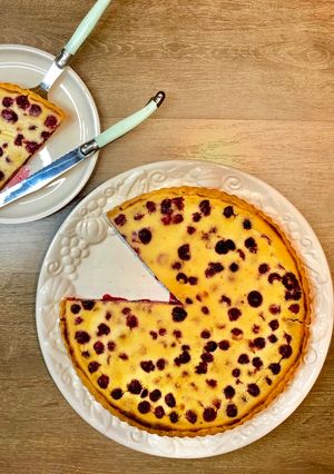 Una foto de Kuchen de frambuesas
