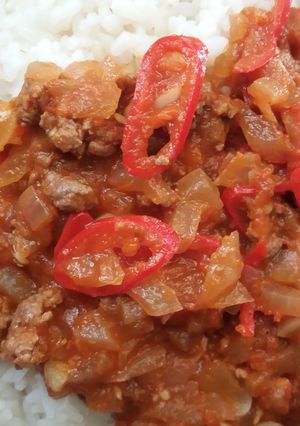 Foto resep Chili rice