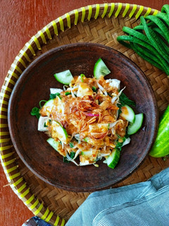 Foto resep Pecel Bayam Tahu Kukus