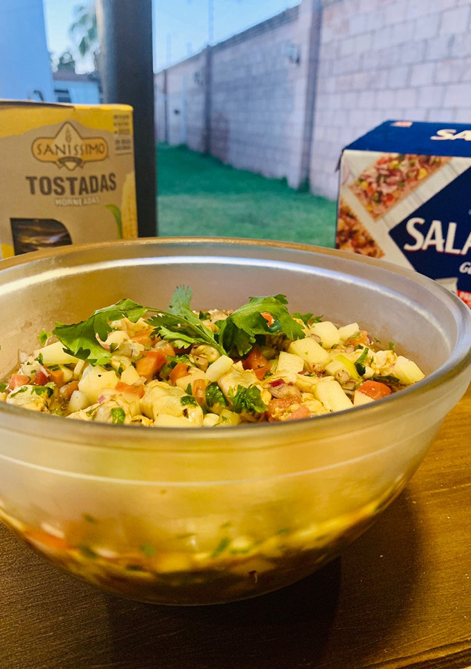 Una foto de Ceviche de camarón 🍤 Culichi