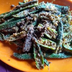 A picture of Kurkure bhindi.