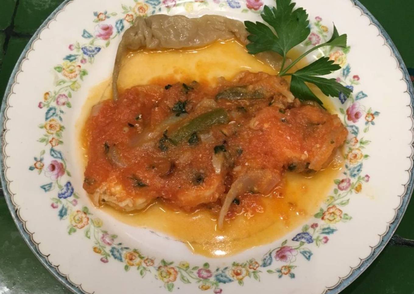 Camarones en salsa de tomate