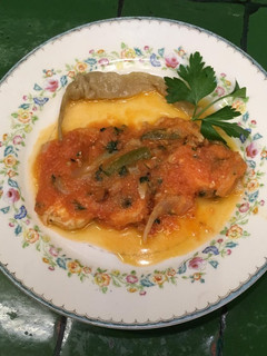 Una foto de Camarones en salsa de tomate
