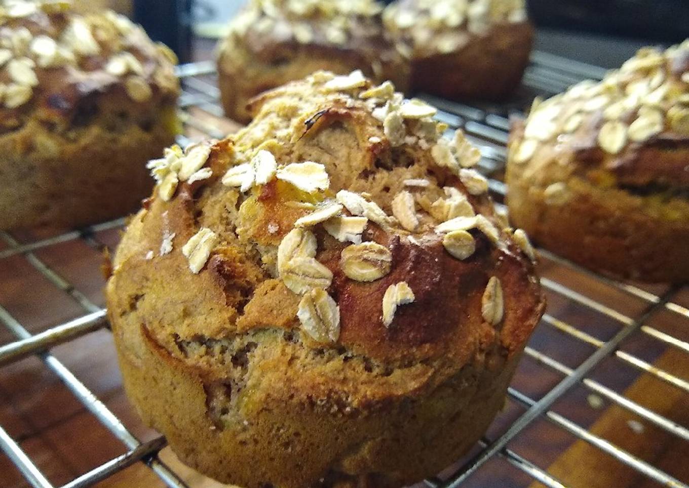 Jumbo & Extra Fluffy Gluten-Free Banana Breakfast Muffins
