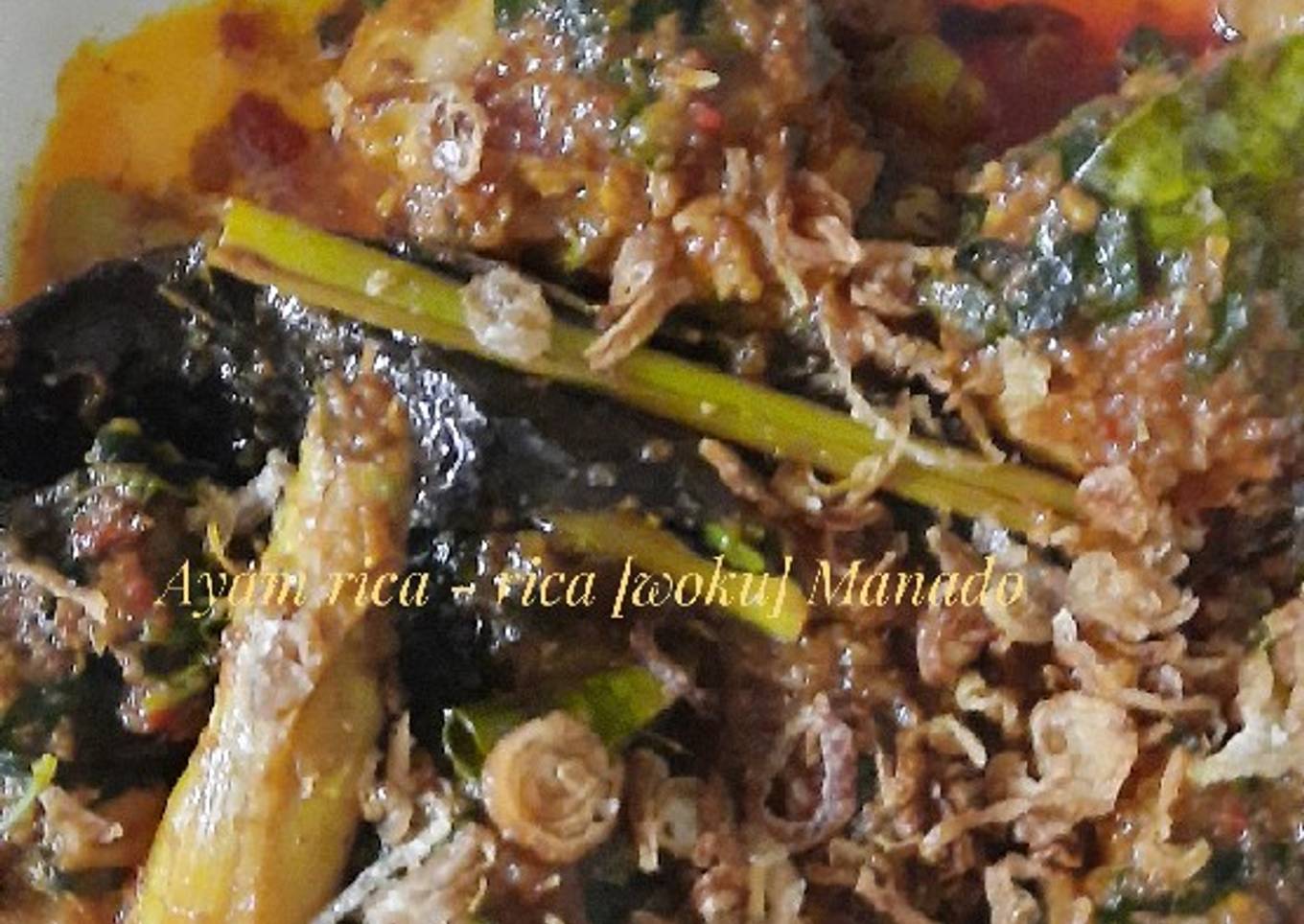 Ayam Rica -Rica[woku] manado