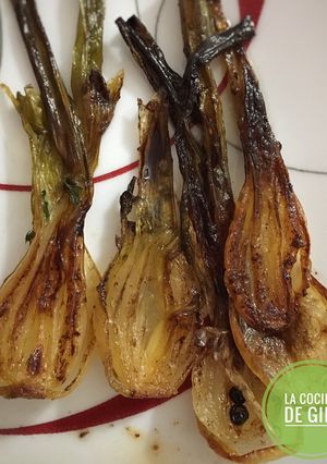 Una foto de Cebollitas Caramelizadas (Bulb Onions) #lacocinadegiri