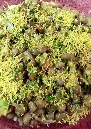 A picture of Home made Simple delicious recipe its Peanut chaat.
