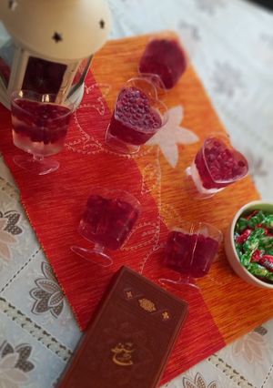 عکسی از دستور ژله انار