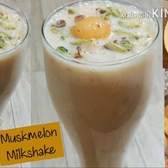 A picture of Musk Melon Milk Shake.