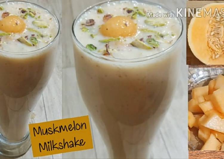 Step-by-Step Guide to Prepare Quick Musk Melon Milk Shake