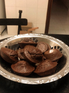 Una foto de Tortitas de avena y cacao Light