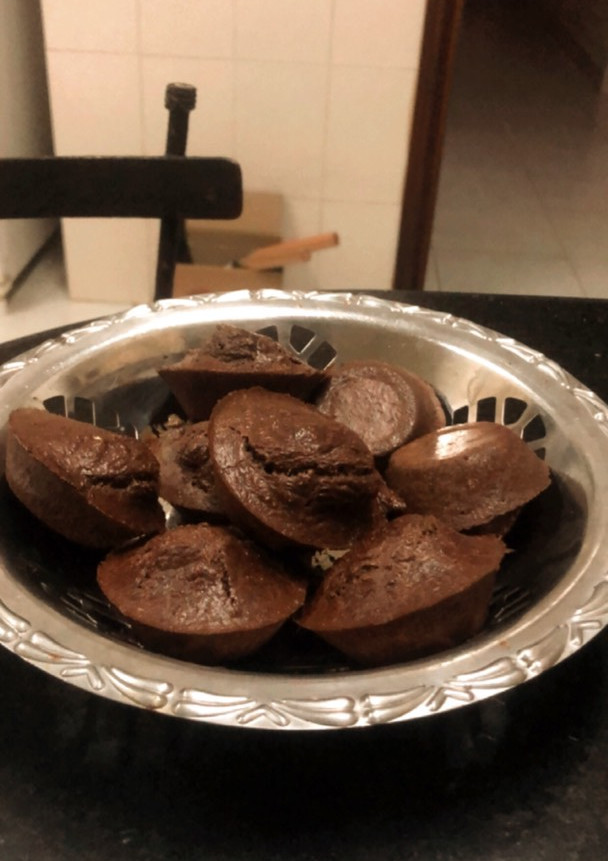 Una foto de Tortitas de avena y cacao Light
