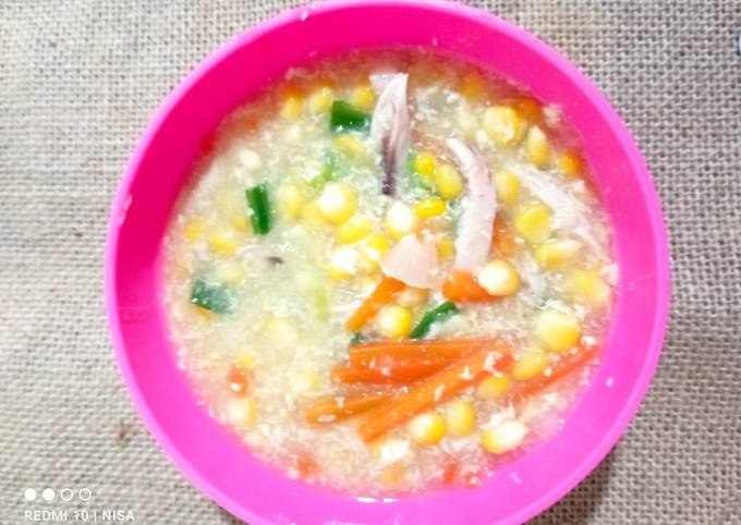 Resep Sup Ayam Jagung Oleh Miftahul Jannah Cookpad