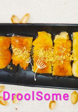 பாதாம் பிஸ்தா ரோல் பக்லாவா (Badam pista roll baklava recipe in tamil) செய்முறை முக்கிய புகைப்படம்