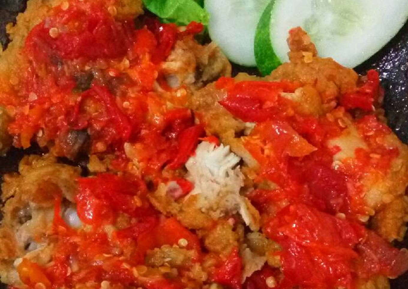 Resep Ayam Geprek Njerit yang Enak Banget