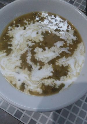 Foto resep Bubur kacang ijo + santan