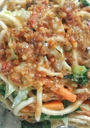 Foto resep Pecel mie