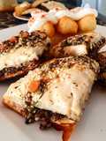 BAKLAWA🥧Salada de Carne con Zaatar y🍅Tomate..!