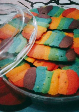 Foto resep Lidah Kucing Rainbow