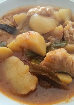 Una foto de Guiso pobre de Bacalao