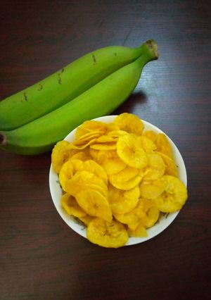 A picture of Salted unripe plantain chips.