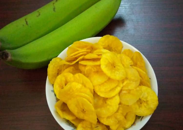 Step-by-Step Guide to Make Favorite Salted unripe plantain chips