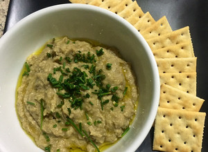 Una foto de Hummus de lentejas al oliva